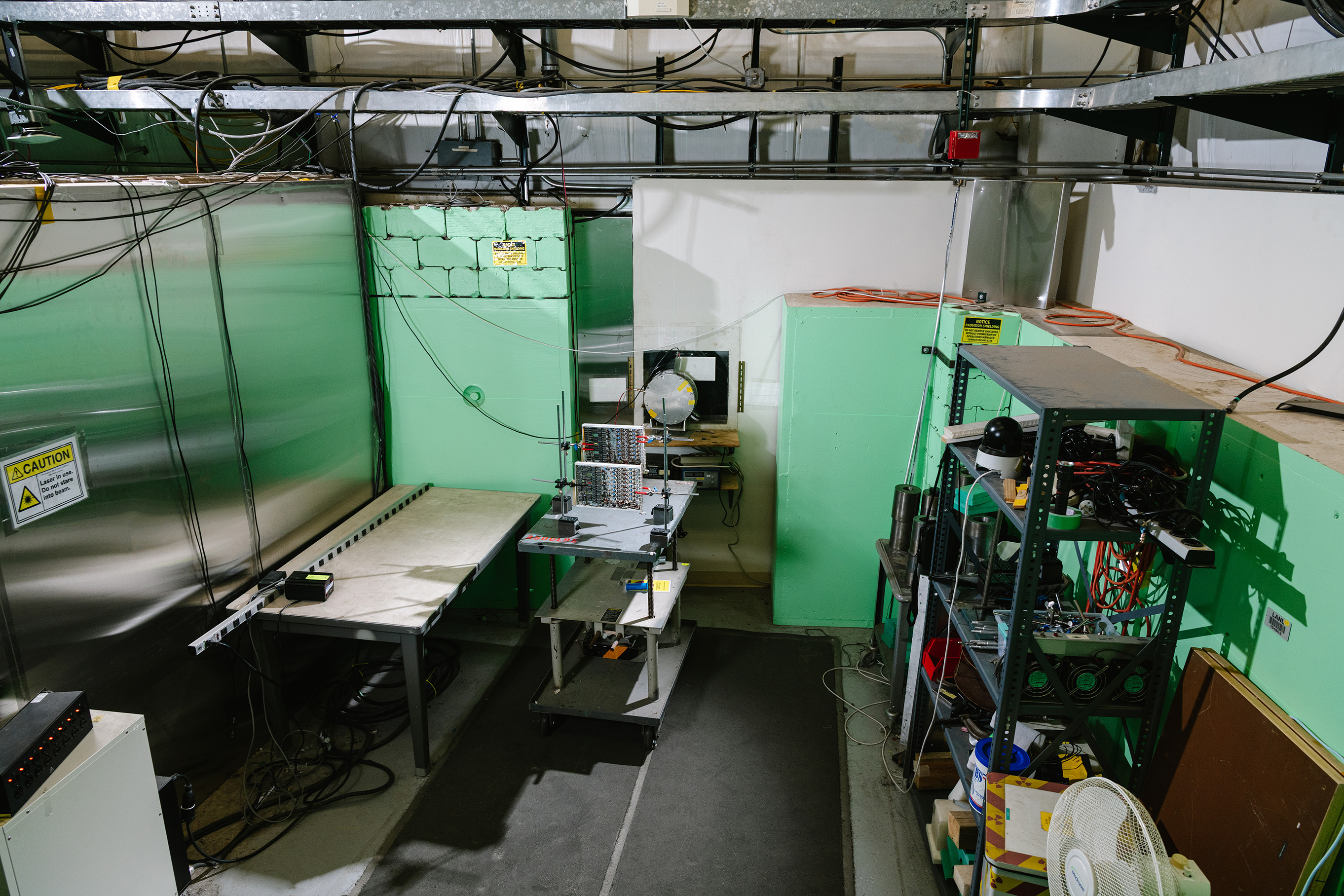 The ICE-II experimental area.