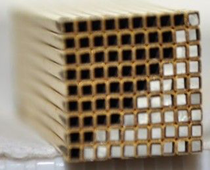scintillator grid with uniform structure