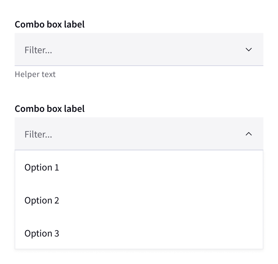 Dropdown Color Combo Box