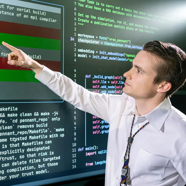 Alexius Wadell works on ArtIMis, a new AI ecosystem