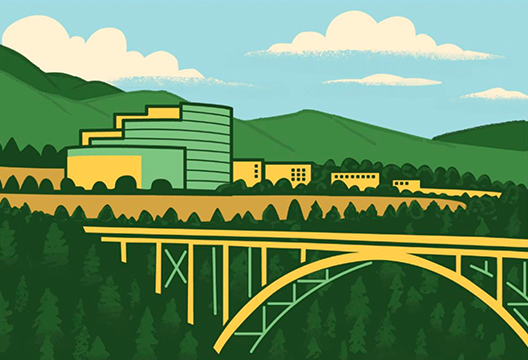 Otowi bridge with NSSB in background