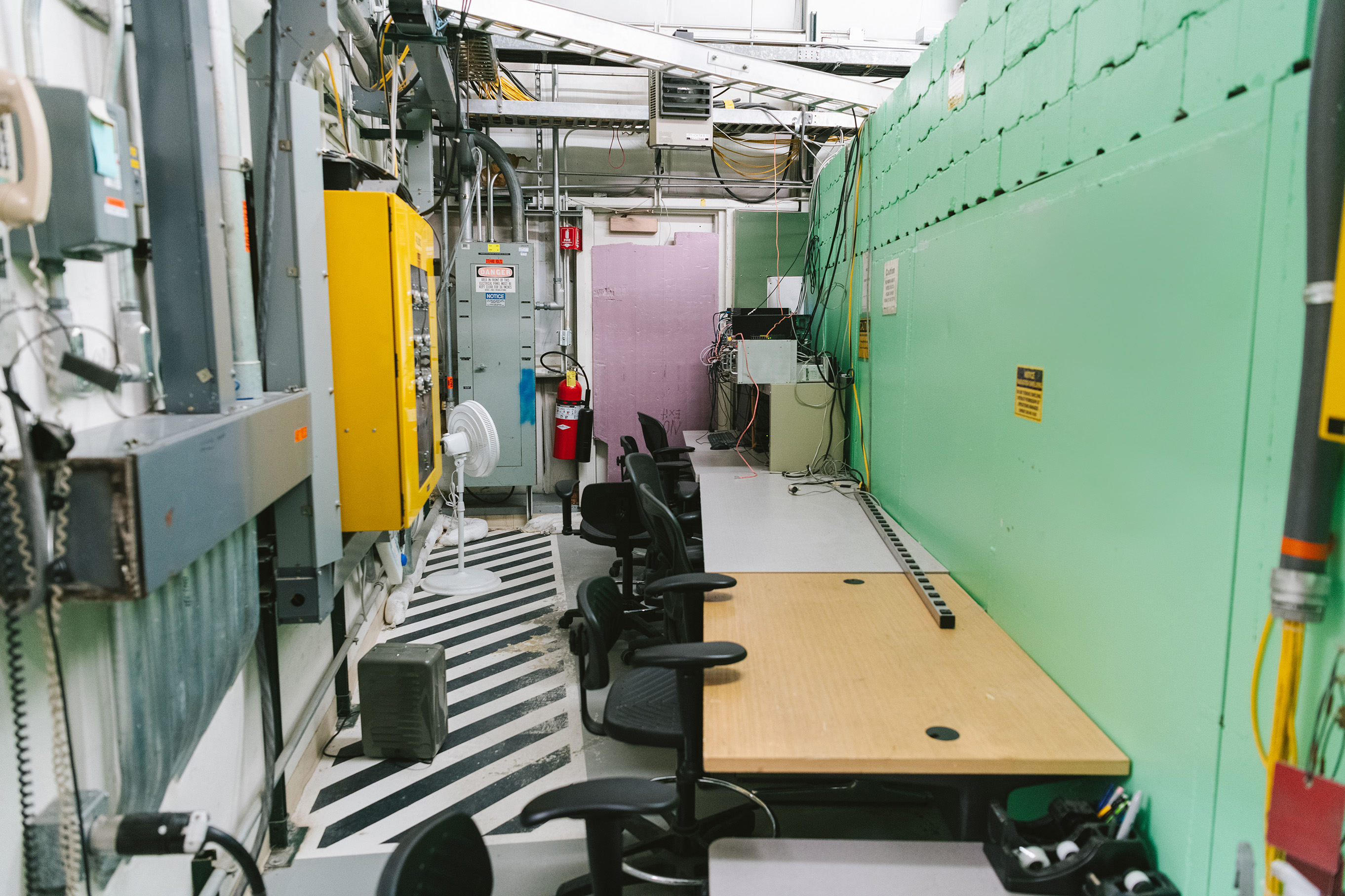 The ICE-II instrument and control area.