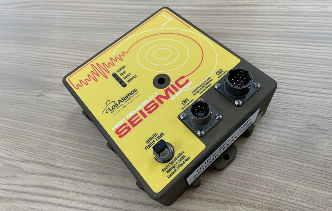 Digital Seismic Switch (DSS) hardware module. This SIL-2 certified unit provides real-time seismic monitoring and automatic system shutdown signaling for critical infrastructure protection.