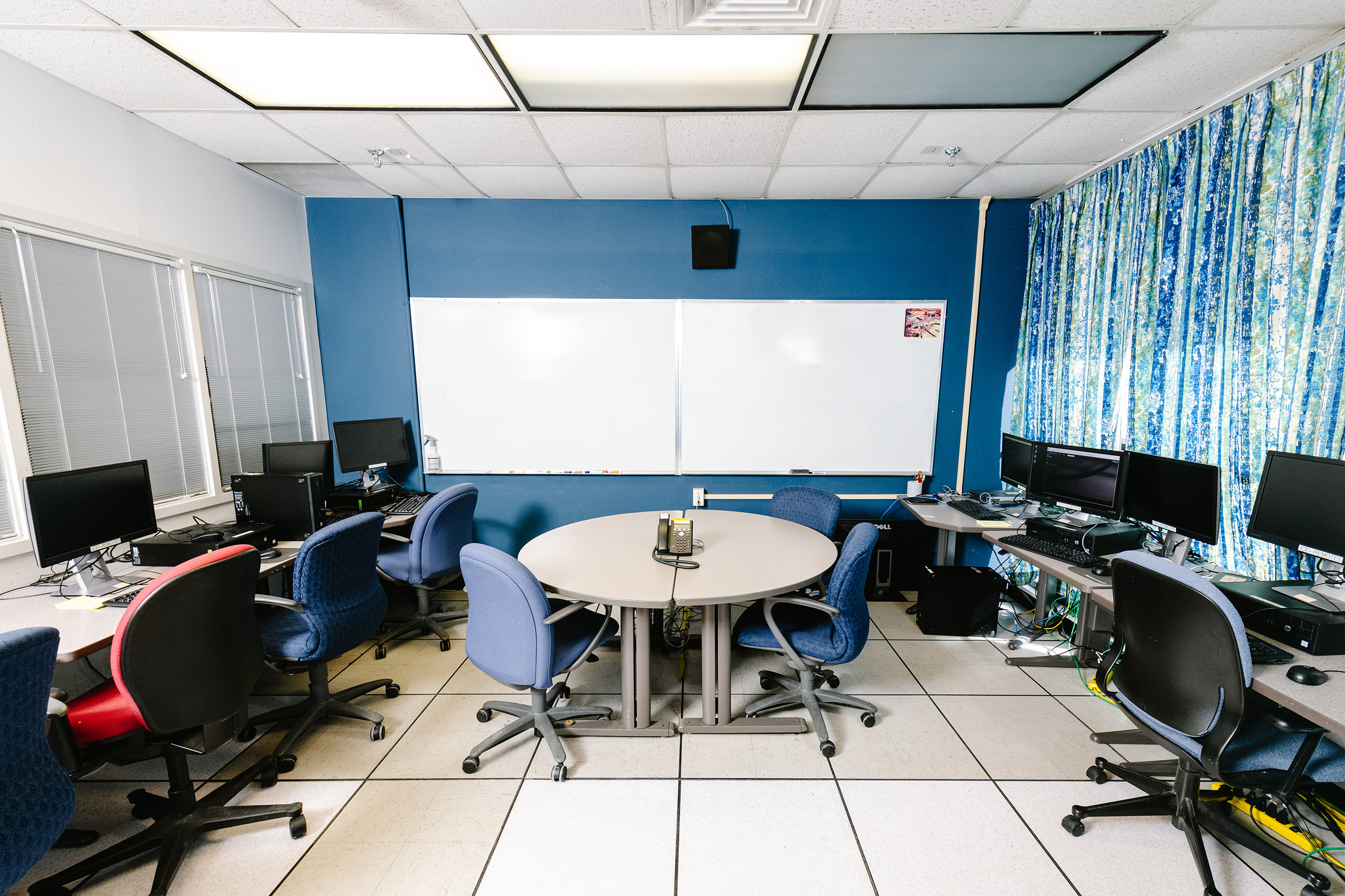 The ICE-1 Control Room at the Radiation Effects Control Center.