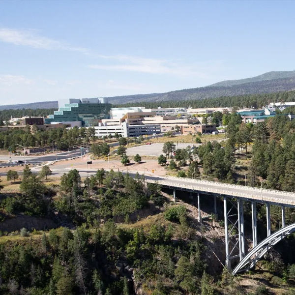 view of TA-3 area at the Lab